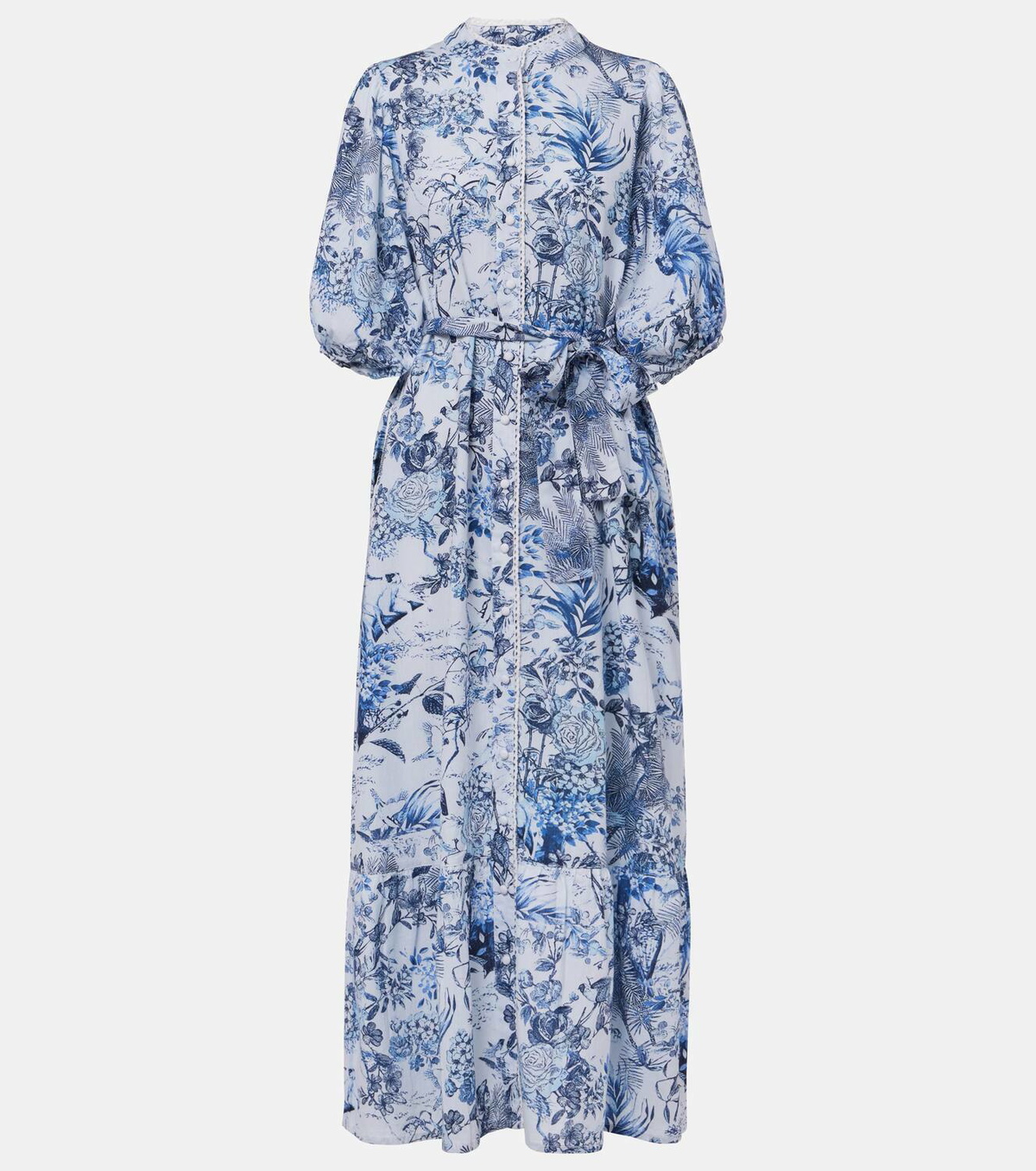 Melissa Odabash Kitty cotton and linen shirt dress