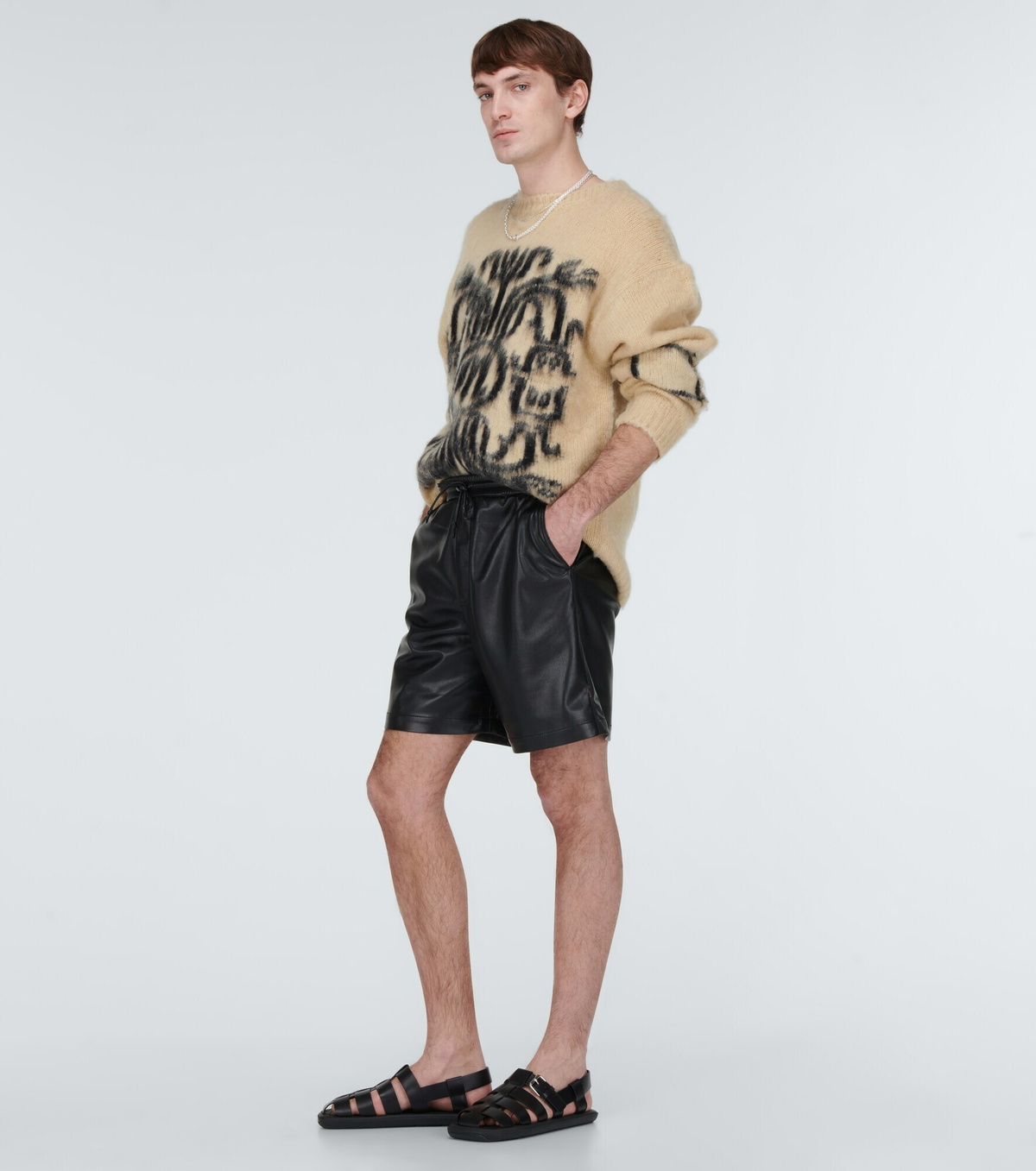 Nanushka - Destin intarsia knit sweater
