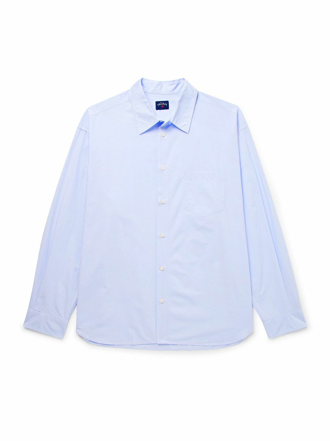 Noah - Oversized Cotton-Poplin Shirt - Blue Noah NYC