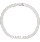 AMBUSH® - Logo-Engraved Sterling Silver Necklace - Silver