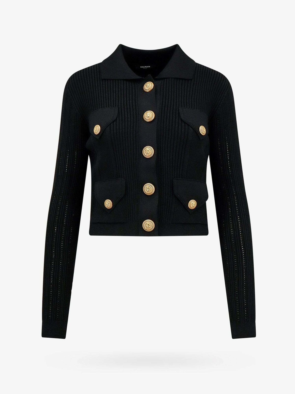 Balmain Women's Knitted Cardigan Black