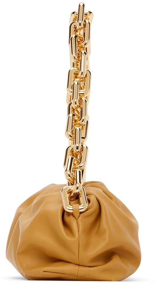 Bottega Veneta Yellow 'The Chain Pouch' Clutch Bottega Veneta