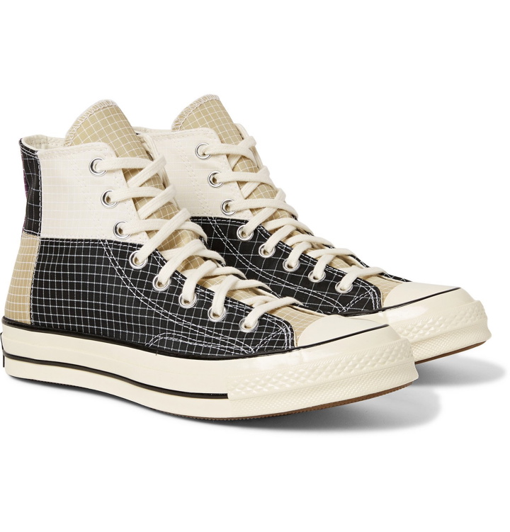 Photo: Converse - Chuck 70 Patchwork Ripstop High-Top Sneakers - Multi