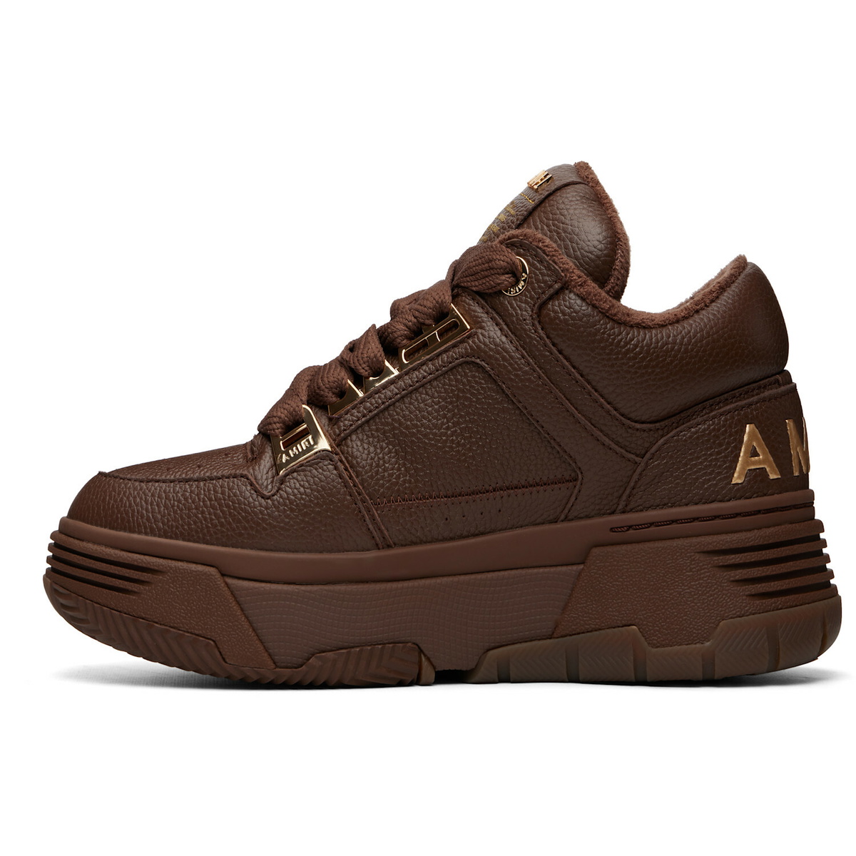 AMIRI Brown Metallic MA-1 Sneakers
