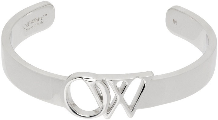 Photo: Off-White Silver 'OW' Bracelet