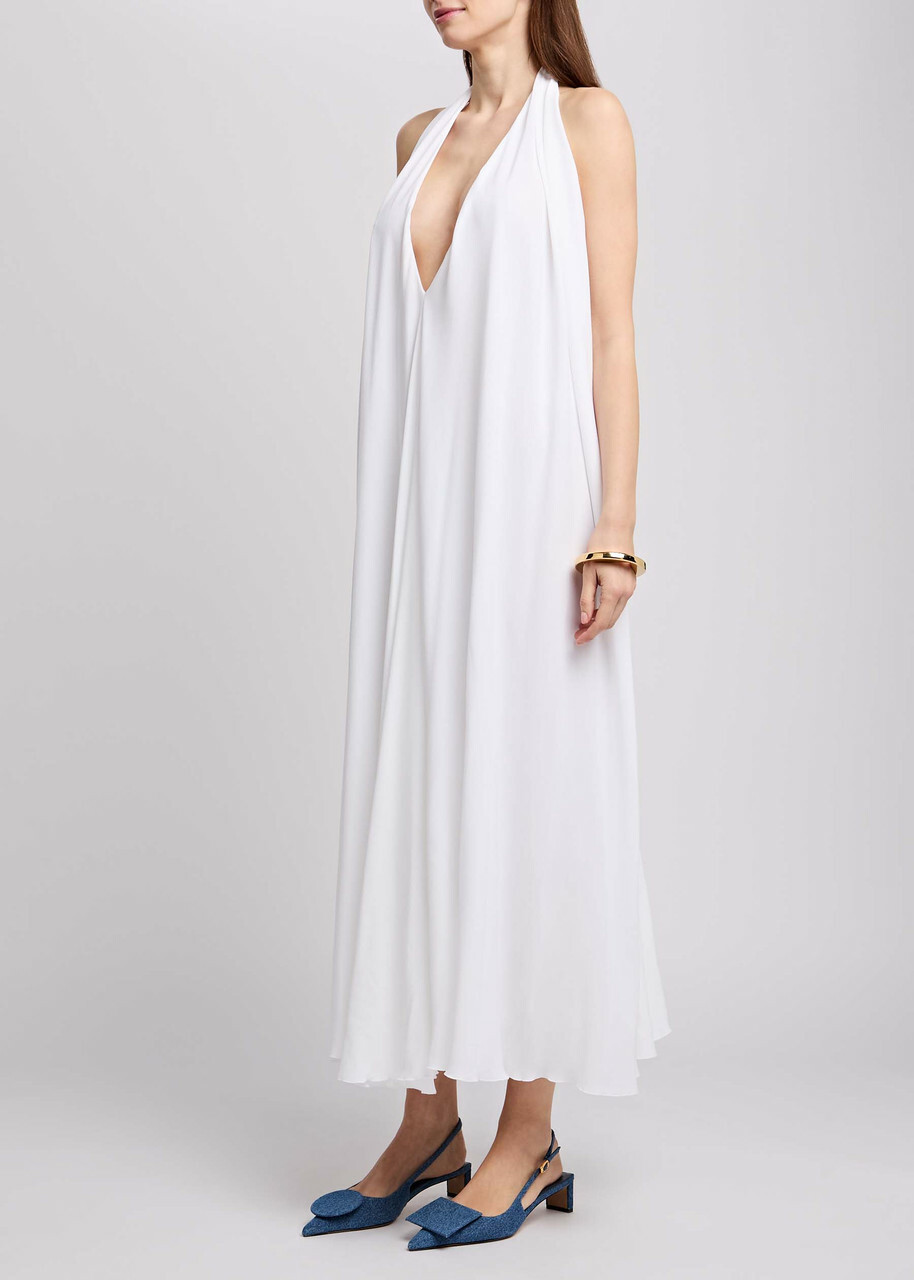 【関税込み】JACQUEMUS La Robe Norma' dress Jacquemus La Robe Norma Chiffon Maxi Dress White Jacquemus