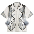 Craig Green Men's Patch Work Shirt in Blue Mix