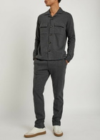 Aurélien Cotton-blend Overshirt Charcoal