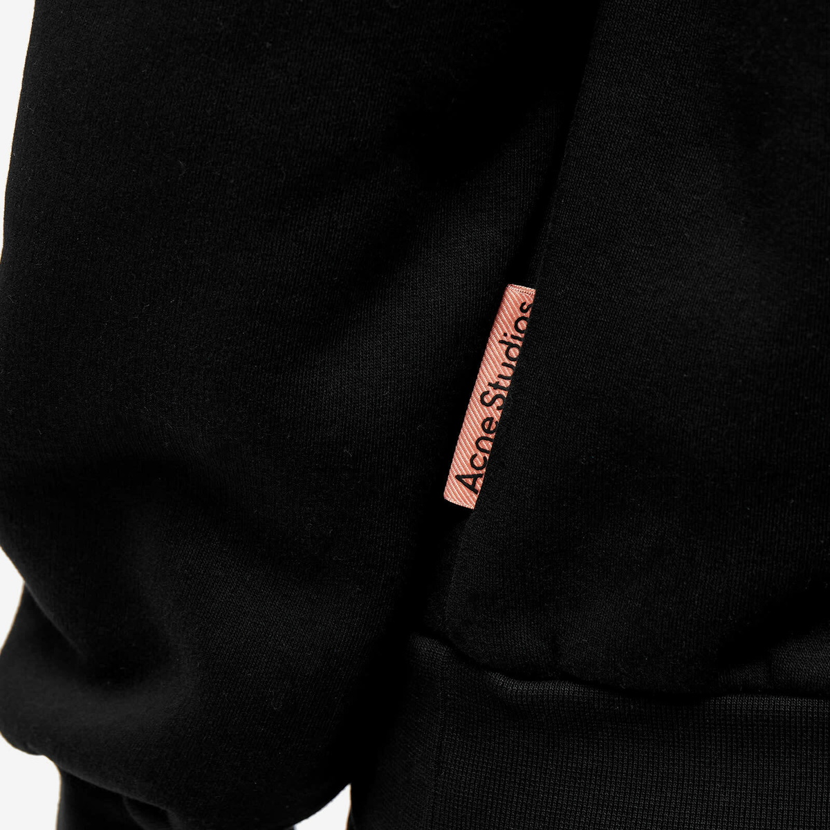 Acne Studios Women's Frenrik Quarter Zip Sweat in Black Acne Studios