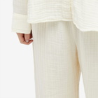 DONNI. Women's Bubble Crop Simple Pant in Creme