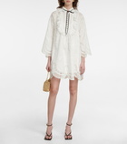 Zimmermann - Dancer tie-neck minidress