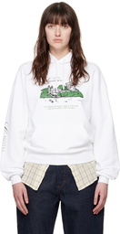 A.P.C. White JJJJound Edition 'Hôtel Souvenirs' Hoodie