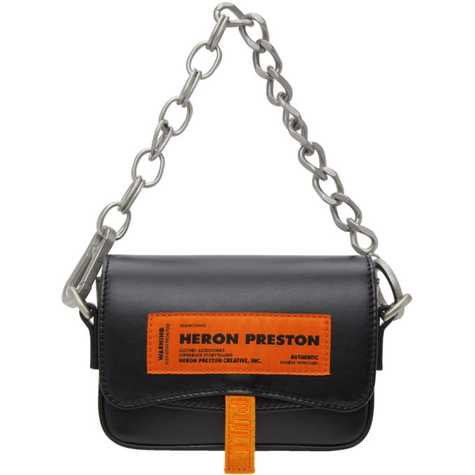 Heron Preston Black Mini Canal Bag Heron Preston