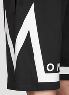 Logo Track Shorts in Black