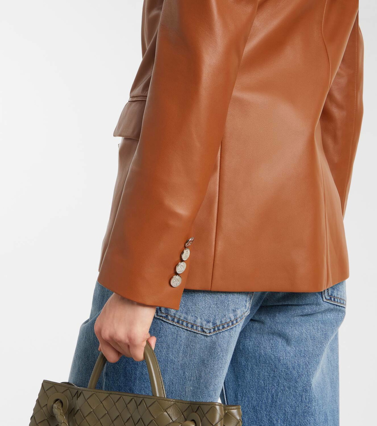 Ralph Lauren Collection Camden leather blazer
