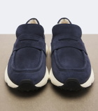 Tod's Shearling-lined suede sneakers