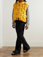 KAPITAL - Reversible Quilted Padded Shell Gilet - Yellow