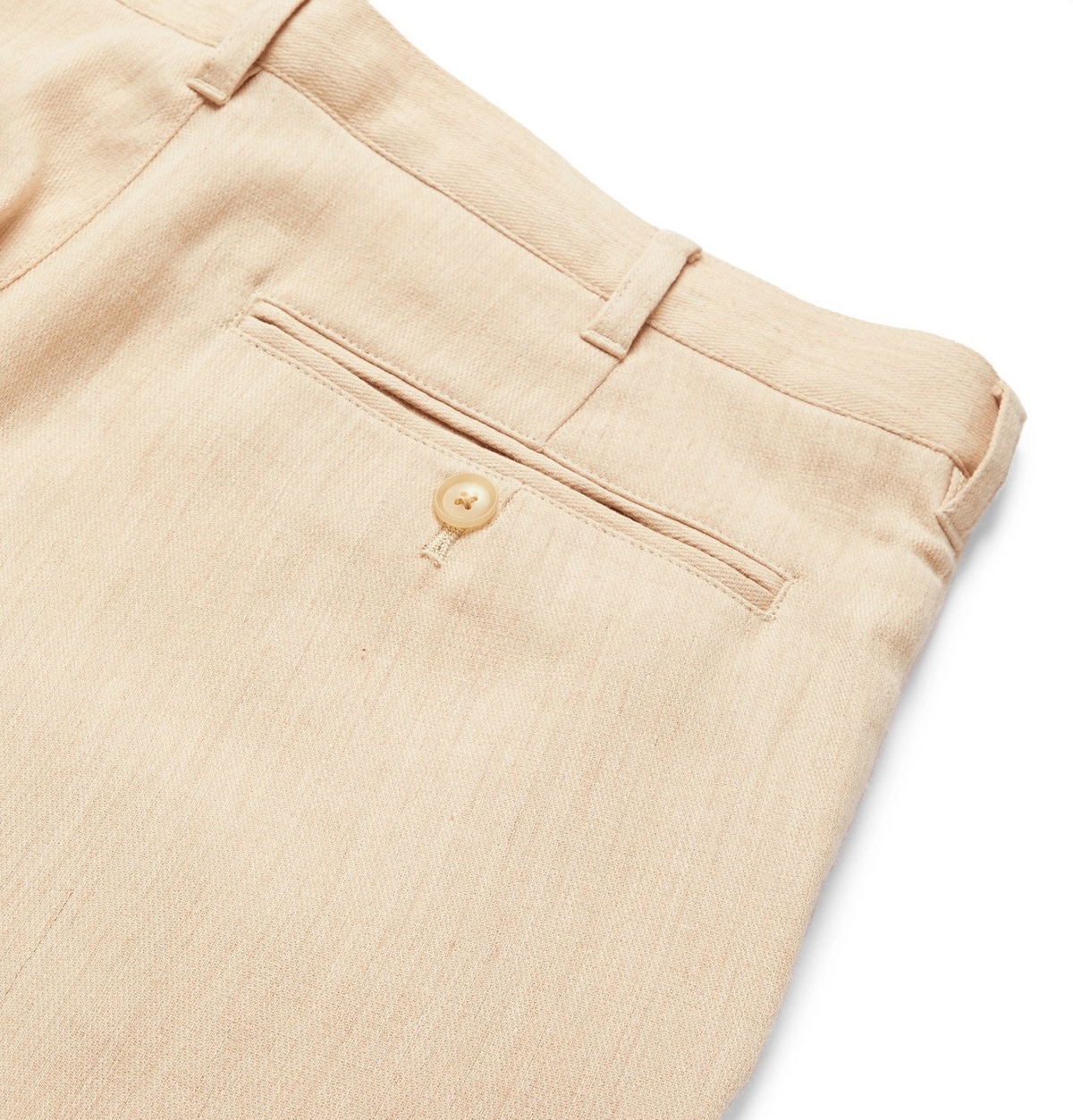 Auralee - Double-Faced Cotton and Camel Hair-Blend Trousers