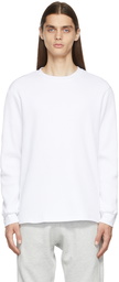 Nahmias White Waffle Thermal Long Sleeve T-Shirt