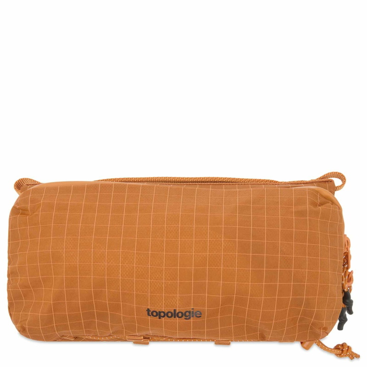 Photo: Topologie Bottle Sacoche Bag - Medium in Burn Orange Ripstop 