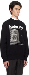kolor Black Printed Sweatshirt