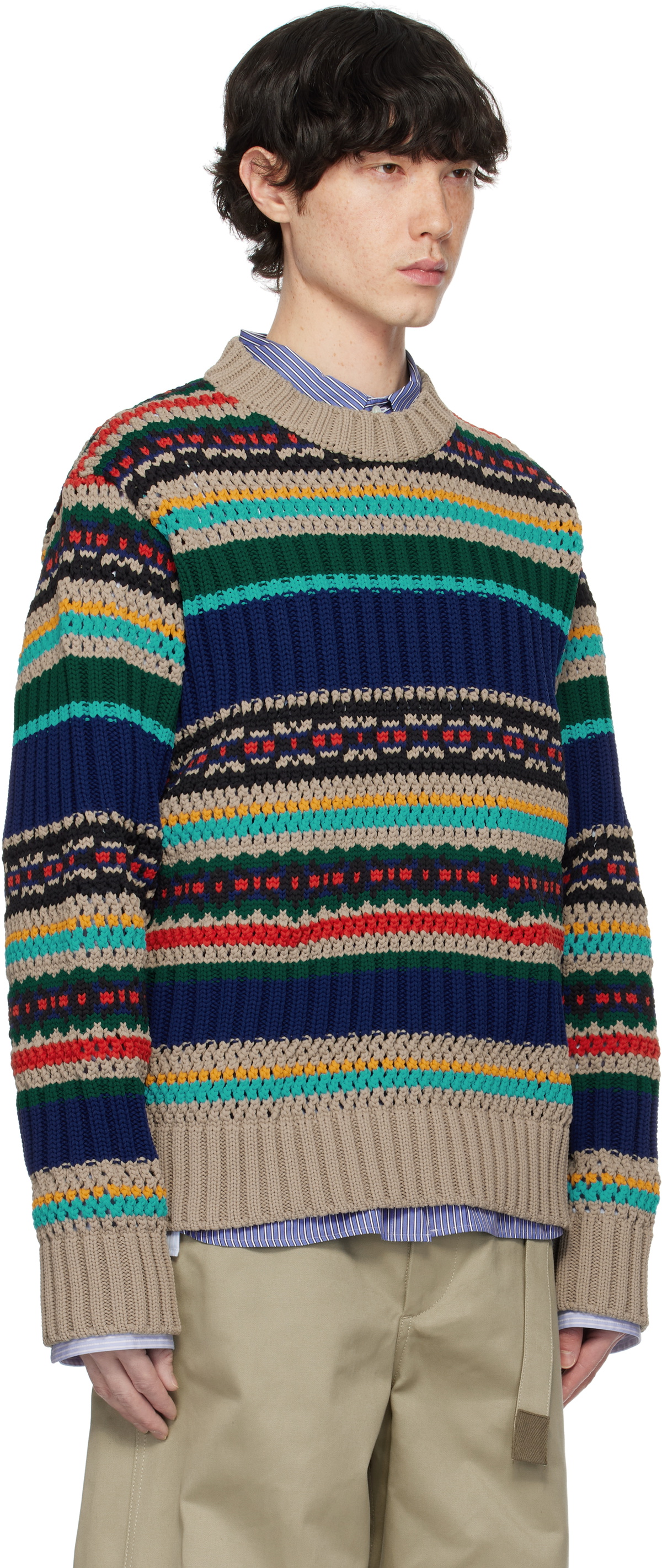 トップス sacai x MADSAKI Knit Pullover sacai MADSAKI Embroidery Knit Pullover