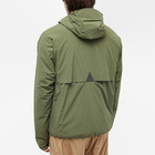 Moncler Grenoble Men's Rals Embossed Logo Shell Jacket in Green