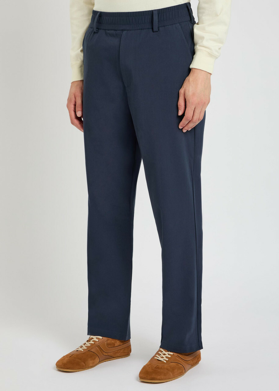 Malbon Condor Straight-leg Coolcore Trousers Navy