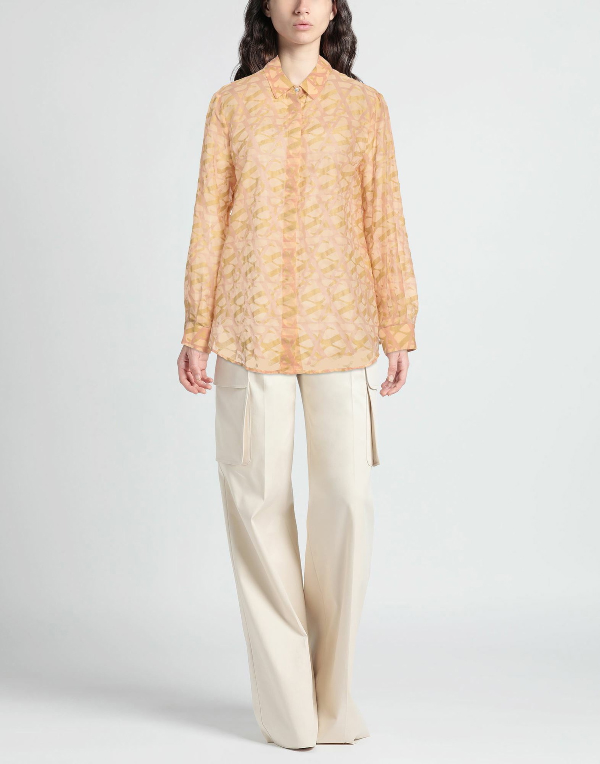 Alessia Santi Womens Shirt Sand