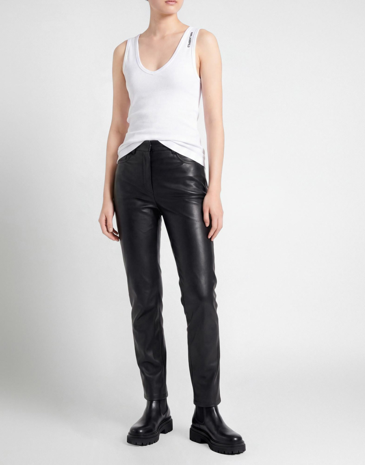Karl Lagerfeld Womens Tank top in White