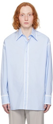 MM6 Maison Margiela Blue Faded Shirt