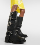 Dorothee Schumacher Embellished leather knee-high boots