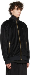 adidas Originals Black Velour Track Jacket