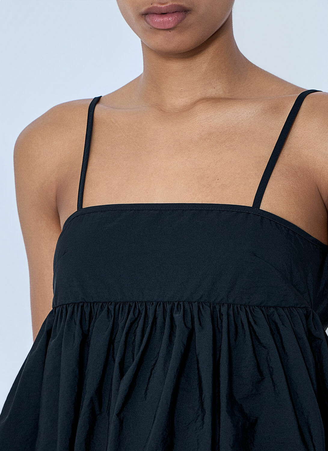 Cecilie Bahnsen CBselena Embroidered Taffeta Top