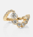 Sophie Bille Brahe Grand Ensemble Ocean 18kt gold ring with diamonds