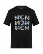 Mcm Mens T-shirt in Black