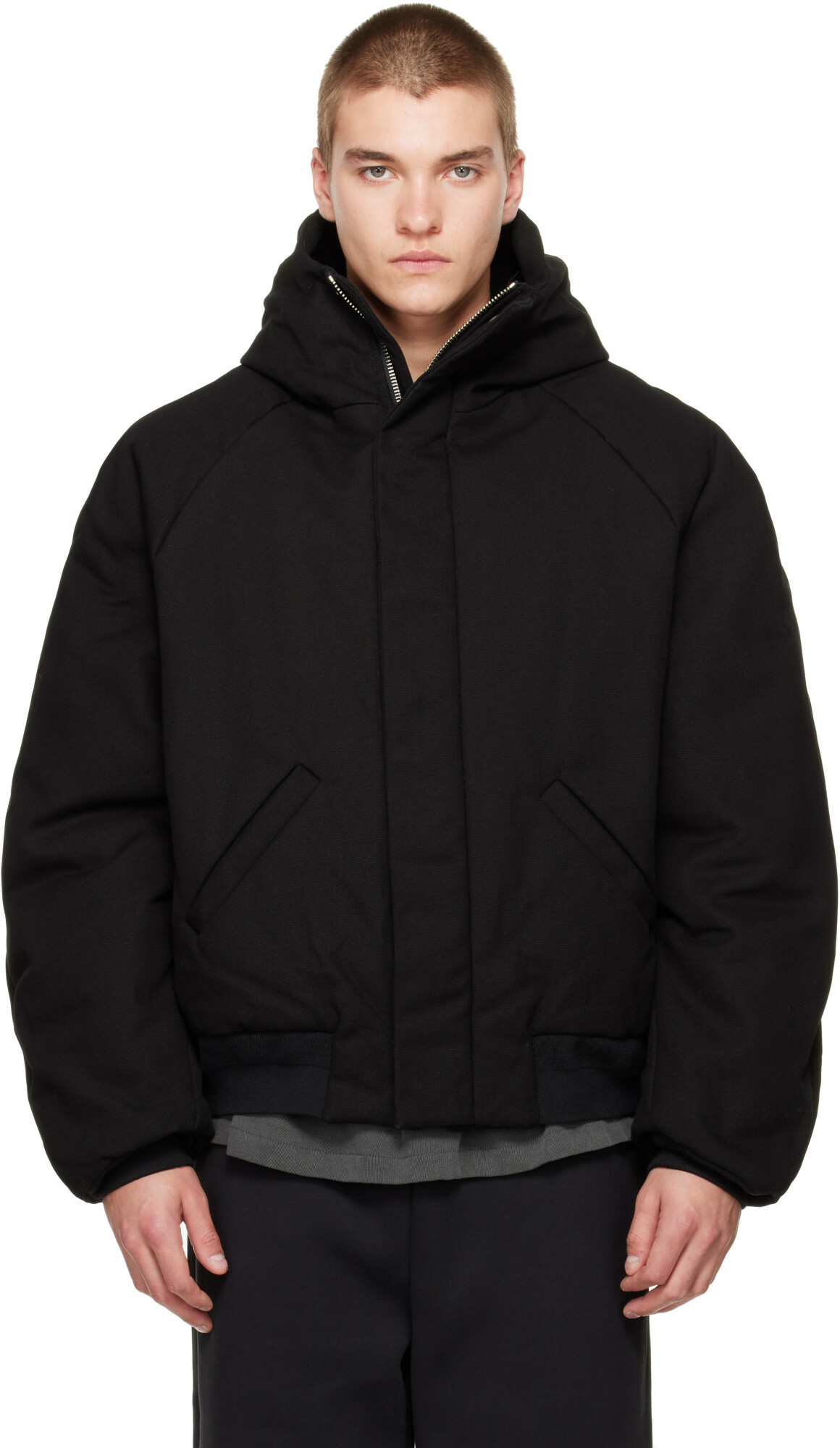 Seventh Black Orb Puffer Coat