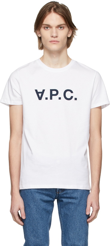 Photo: A.P.C. White VPC T-Shirt