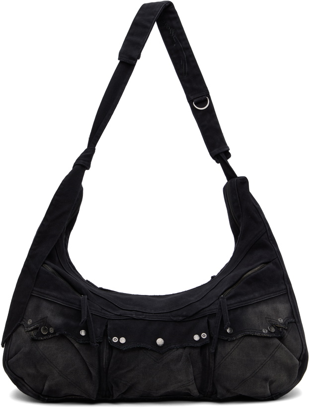 Photo: Professor.E Black Parachute Messenger Bag