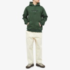 Pass~Port Men's Featherweight Embroidery Hoody in Forest Green
