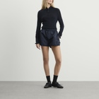 Cecilie Bahnsen Women's Colette Shorts in Technical Nylon in Navy
