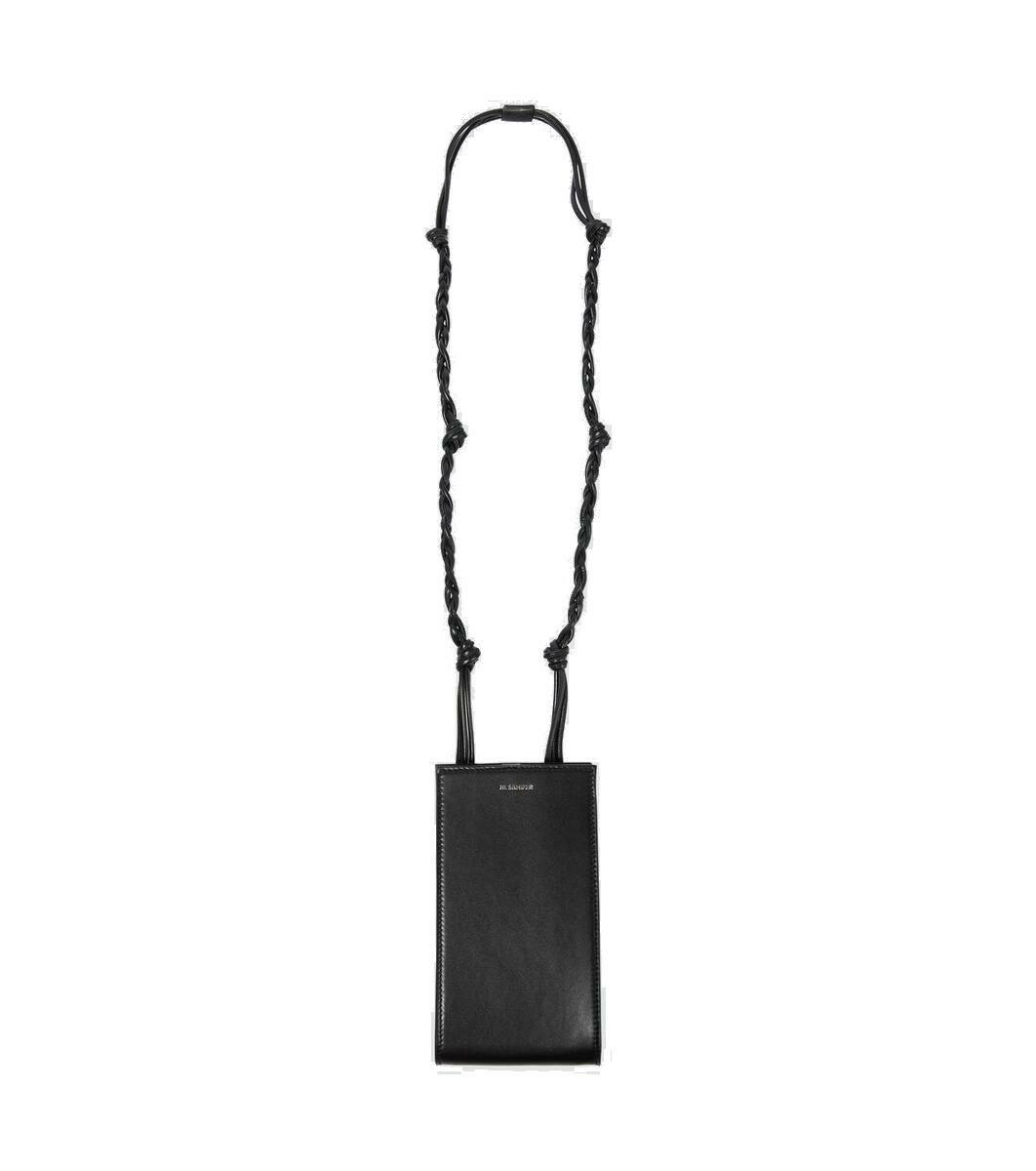 Jil Sander Tangle leather phone pouch Jil Sander