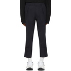 Wooyoungmi Navy Wool Trousers