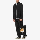 Maison Kitsuné Men's Fox Head Tote Bag in Black