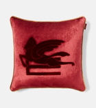 Etro Pegaso embroidered cushion
