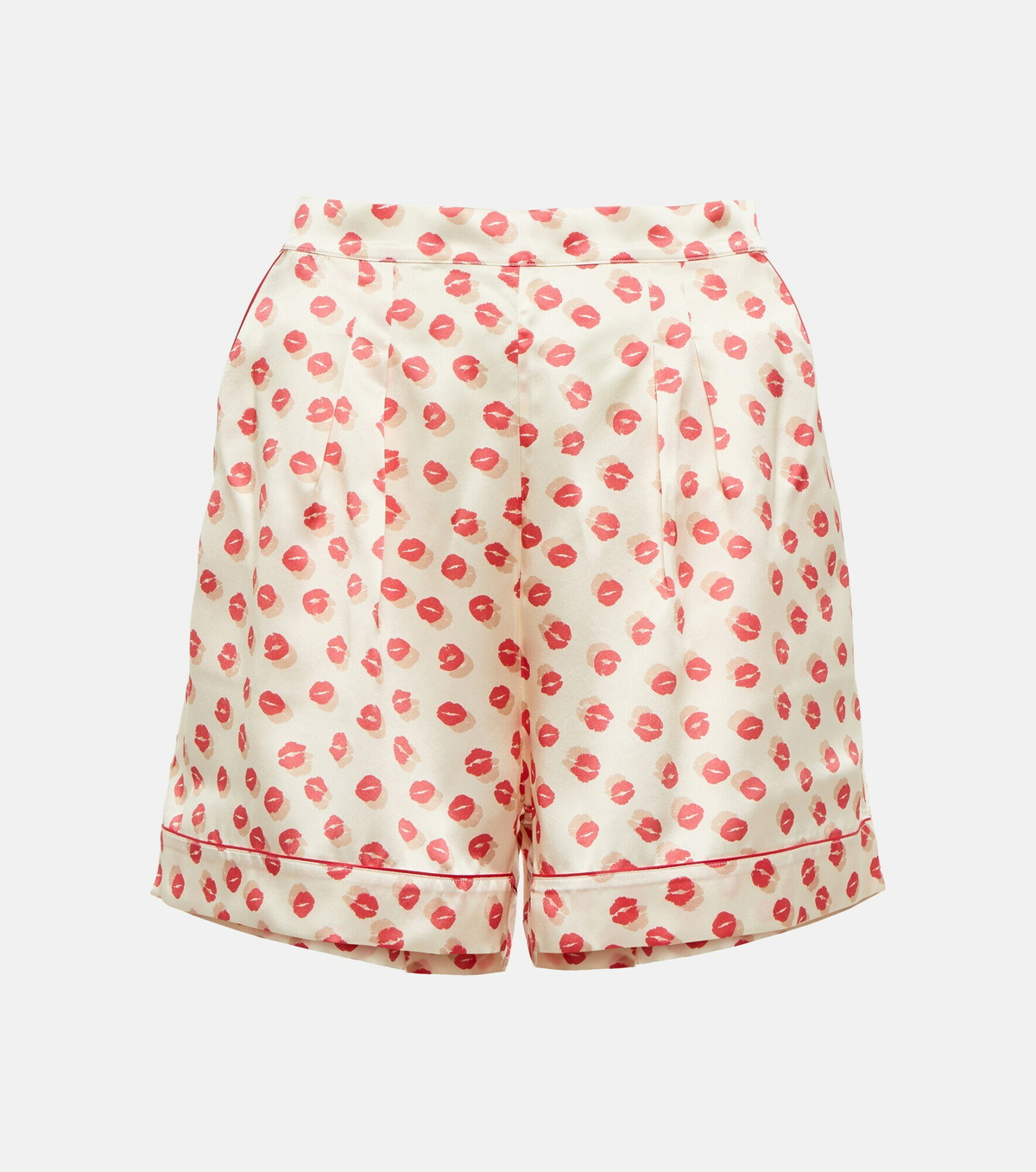 Eres - Capitaine printed silk satin shorts