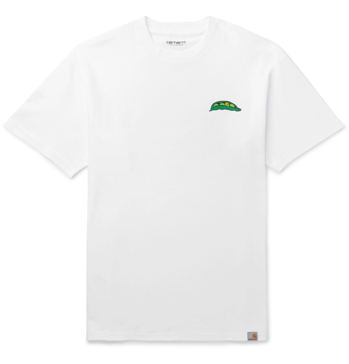 Photo: Carhartt WIP - Printed Cotton-Jersey T-Shirt - White