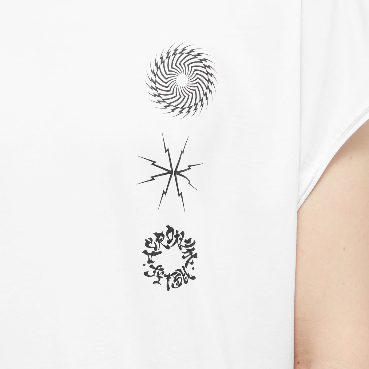 トップス ACRONYM PIMA COTTON SLEEVELESS T-SHIRT Acronym Men's Pima Cotton Sleeveless T-Shirt in Black Acronym