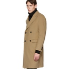 Z Zegna Tan Wool Moscova Over Coat