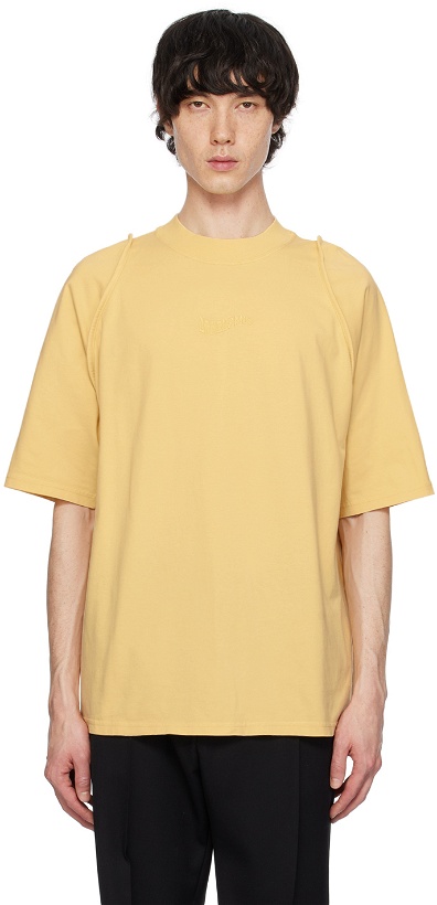 Photo: Jacquemus Yellow 'Le t-shirt Camargue' T-Shirt